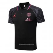 Maglia Polo Paris Saint-Germain Jordan 2022 2023 Nero