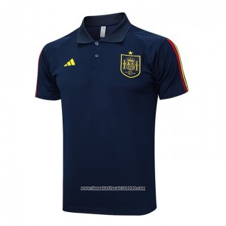 Maglia Polo Spagna 2023 2024 Blu