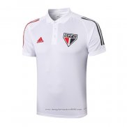 Maglia Polo Sao Paulo 2020 2021 Bianco