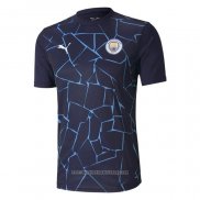 Maglia Prematch Manchester City 2020 2021 Blu