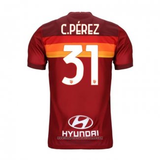 Maglia Roma Giocatore C.perez Home 2020 2021