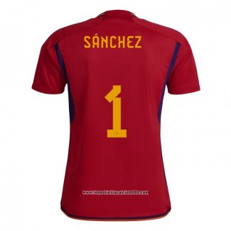Maglia Spagna Giocatore Sanchez Home 2022