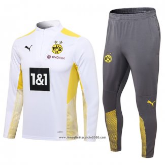 Tuta da Track Felpa Borussia Dortmund 2021 2022 Bianco