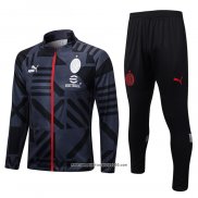 Tuta da Track Giacca Milan 2022 2023 Grigio