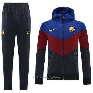 Tuta da Track con Capucha FC Barcellona 2021 2022 Blu