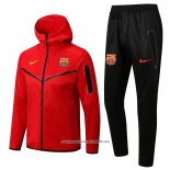 Tuta da Track con Capucha FC Barcellona 2022 2023 Rosso