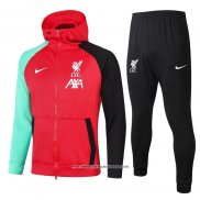 Tuta da Track con Capucha Liverpool 2020 2021 Rosso