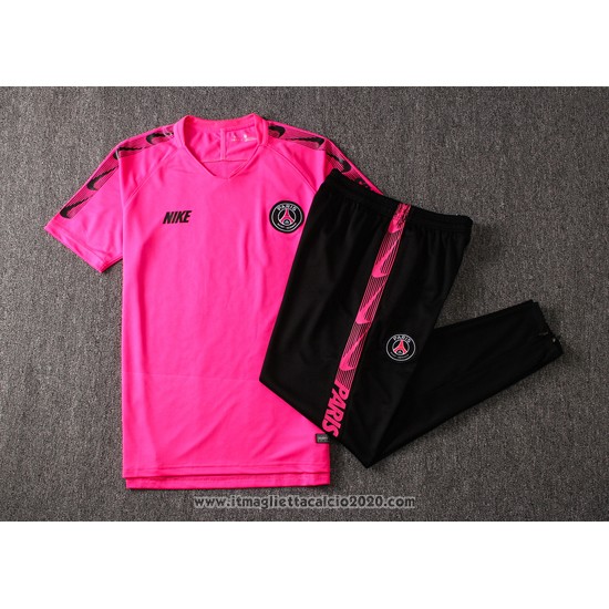 Tuta da Track del Paris Saint-Germain Manica Corta 2019 2020 Rosa