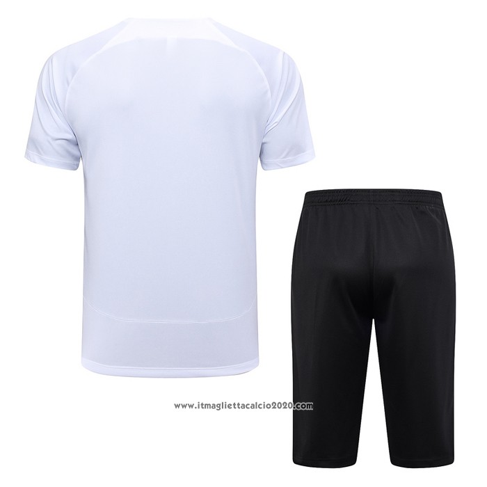 Tuta da Track Corinthians Manica Corta 2023 2024 Bianco - Pantalon Corto