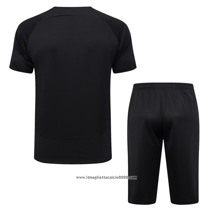 Tuta da Track Corinthians Manica Corta 2023 2024 Nero - Pantalon Corto