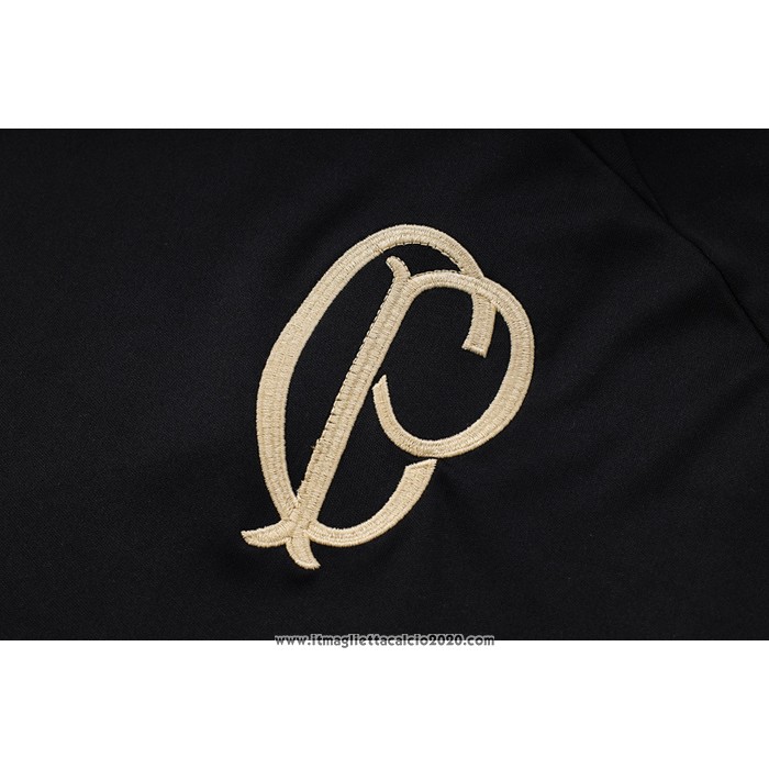 Tuta da Track Corinthians Manica Corta 2023 2024 Nero - Pantalon Corto