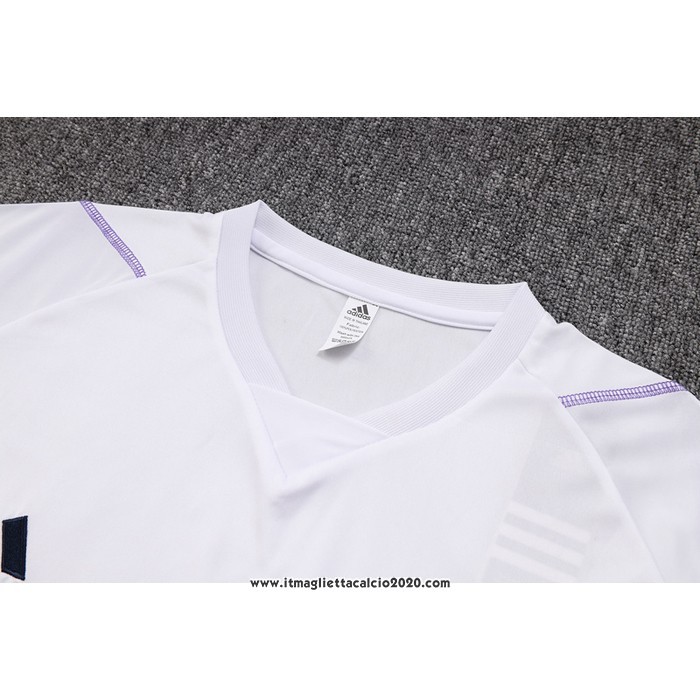Tuta da Track Cruzeiro Manica Corta 2023 2024 Bianco - Pantalon Corto