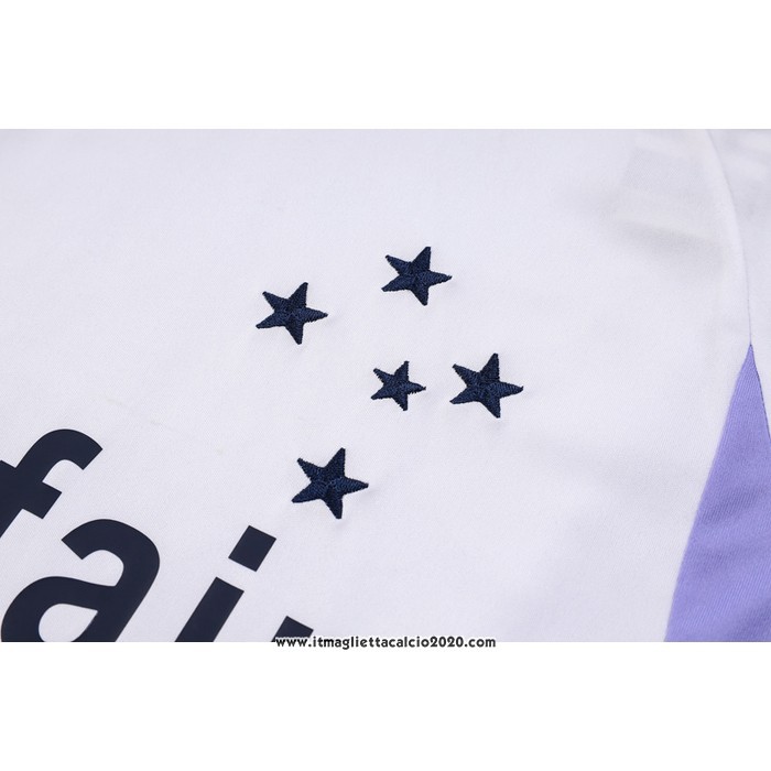 Tuta da Track Cruzeiro Manica Corta 2023 2024 Bianco