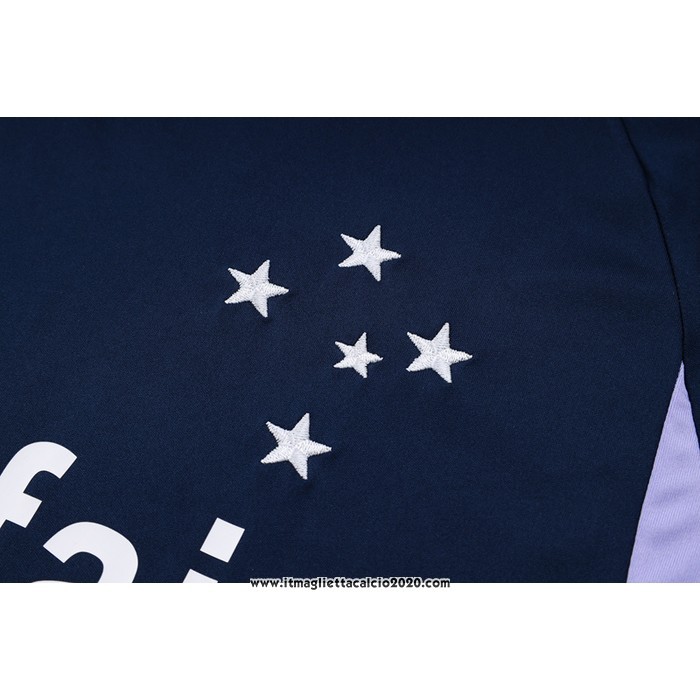 Tuta da Track Cruzeiro Manica Corta 2023 2024 Blu