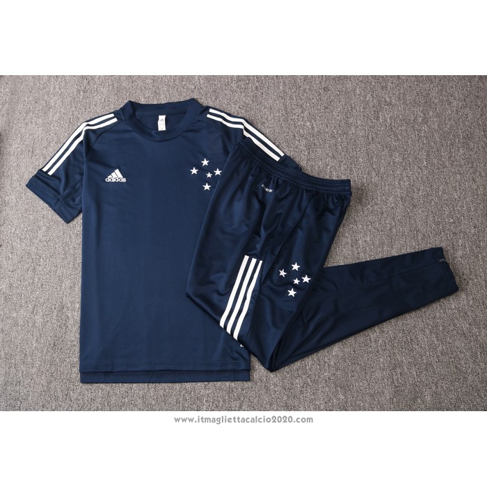 Tuta da Track Cruzeiro Manica Corta 2020 2021 Blu