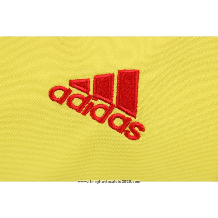 Tuta da Track Flamengo Manica Corta 2022 2023 Giallo