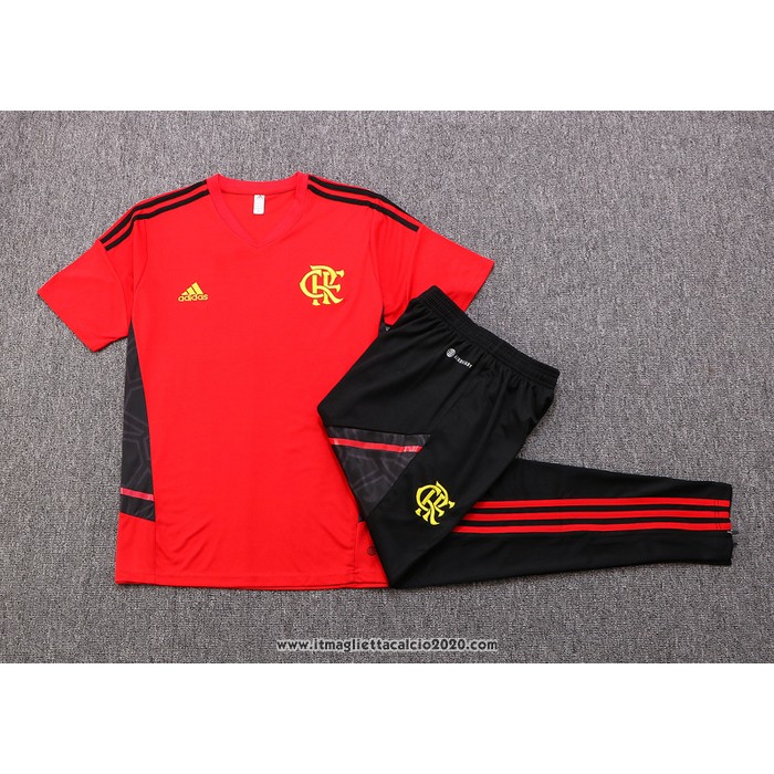 Tuta da Track Flamengo Manica Corta 2022 2023 Rosso