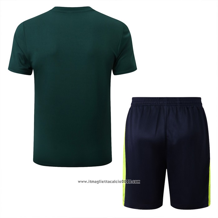 Tuta da Track Palmeiras Manica Corta 2022 2023 Verde - Pantalon Corto