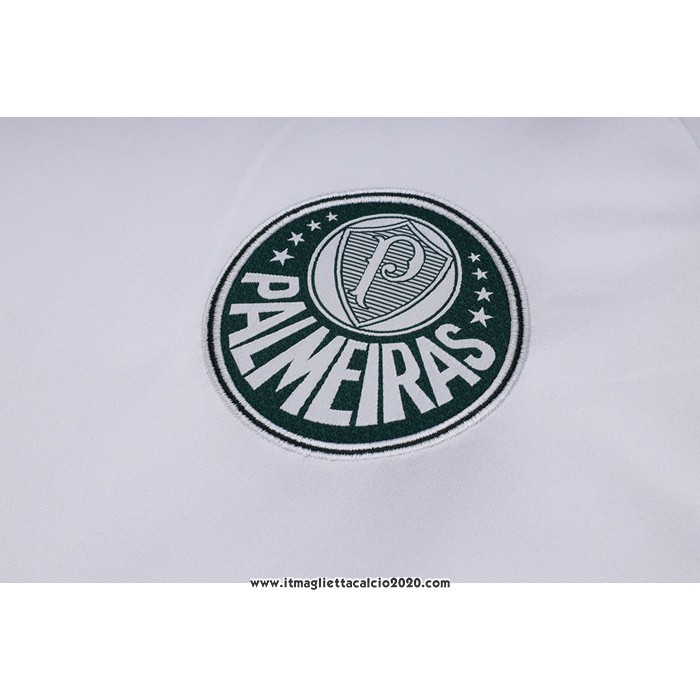 Tuta da Track Palmeiras Manica Corta 202023 2024 Bianco - Pantalon Corto