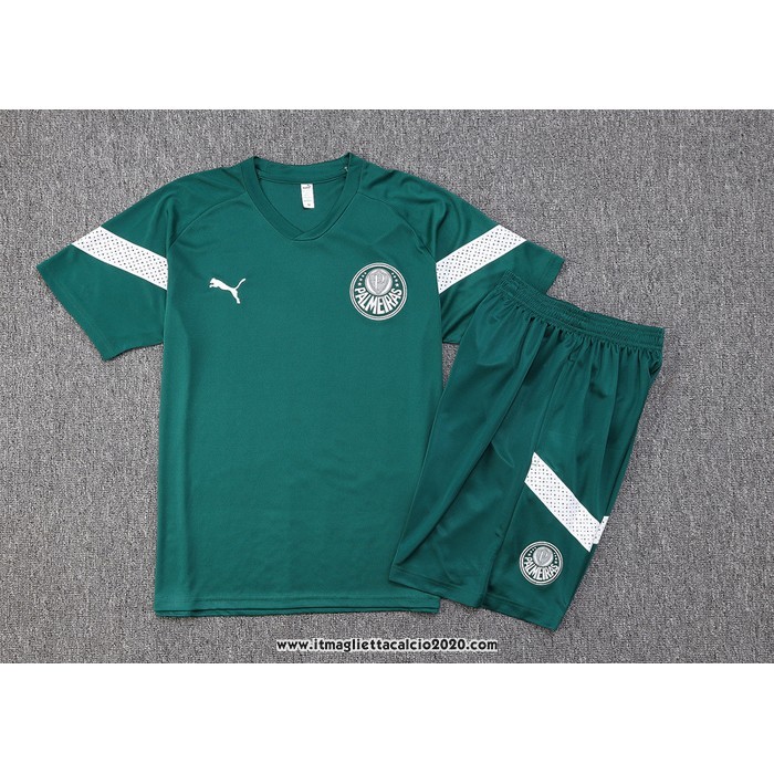 Tuta da Track Palmeiras Manica Corta 202023 2024 Verde - Pantalon Corto
