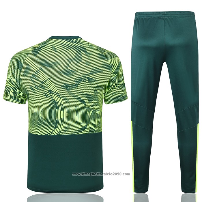 Tuta da Track Palmeiras Manica Corta 2020 2021 Verde